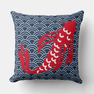 Red Koi Fish Cushion