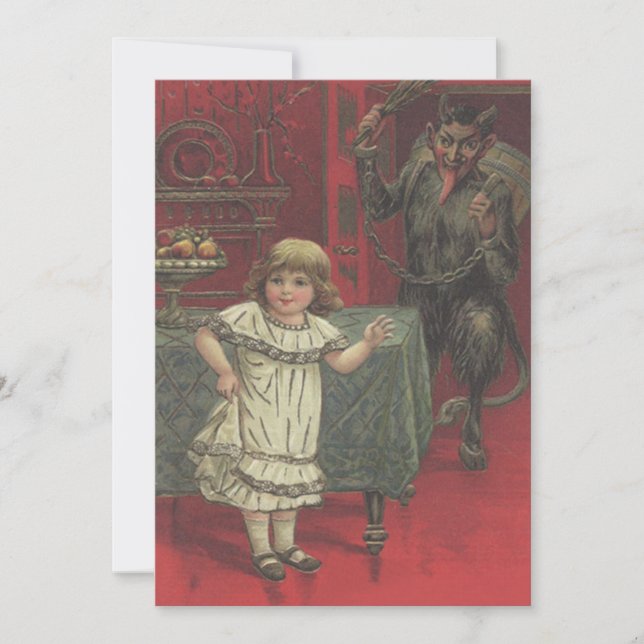 Red Krampus Girl Dining Room Switch (Front)