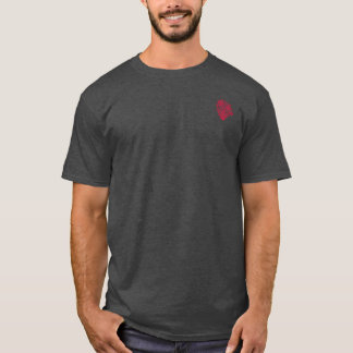 Red Lace Daffodils Emblem | Blossom Basics T-Shirt