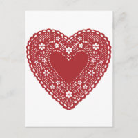 Red Lace Heart