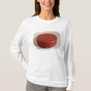 Red lacquer box decorated with peonies, 1426-27 T-Shirt