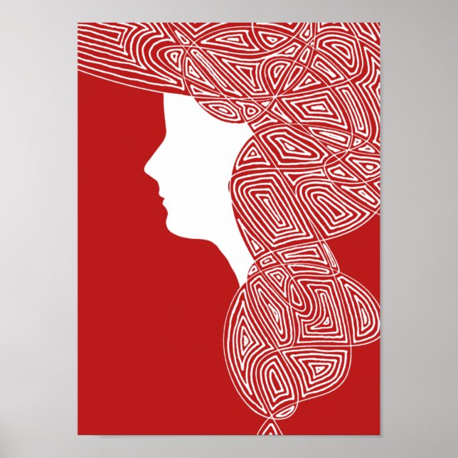 Red Lady Poster (Front)