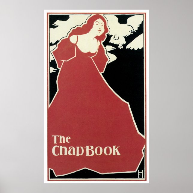 Red Lady ~ The Chap Book Poster (Front)