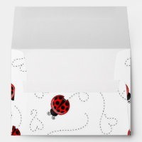 Red Ladybug Beetle Insect Lover Black Hearts