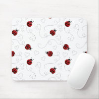 Red Ladybug Beetle Insect Lover Black Hearts