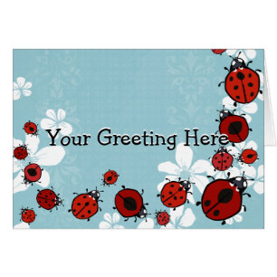 Red Ladybug Card