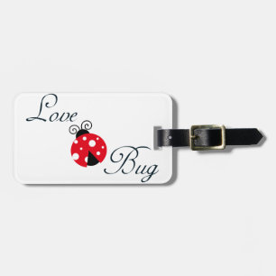 Red  Ladybug Luggage Tag