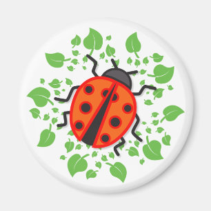 Red ladybug magnet