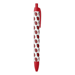 Red Ladybugs Writing Pens Gift