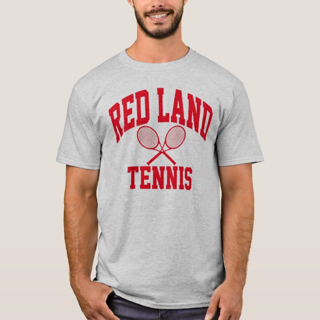 Red Land Tennis T-shirt (Front)