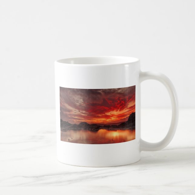 red-landscape.jpg coffee mug (Right)