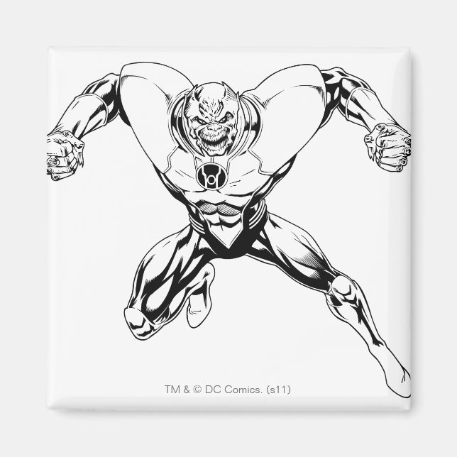 Red Lantern Corps - Rage Jump 3 Magnet (Front)
