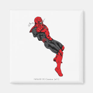 Red Lantern Corps - Rage Leaning 1 Magnet