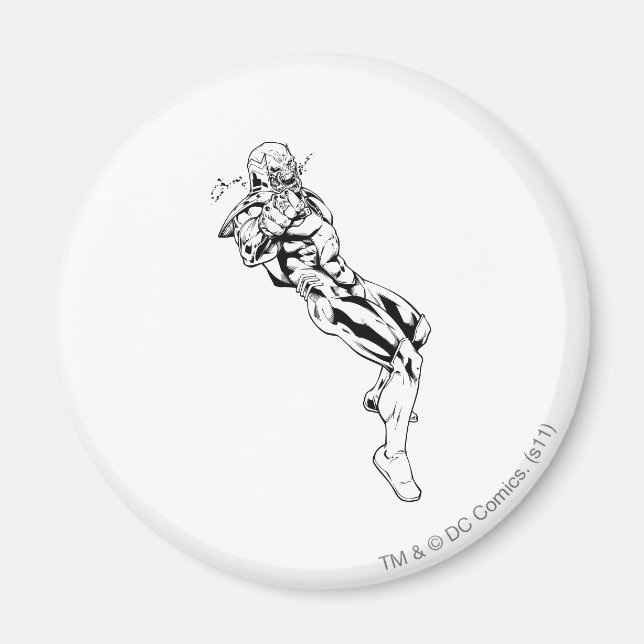 Red Lantern Corps - Rage Leaning 3 Magnet (Front)