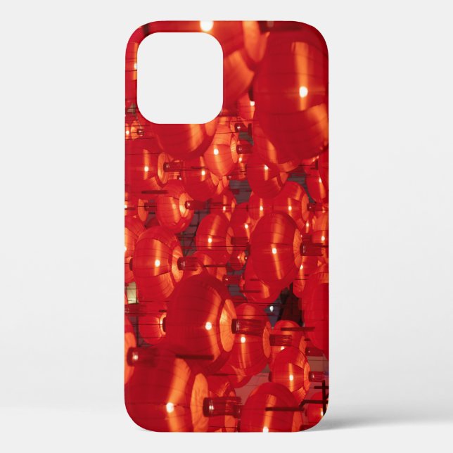 Red Lanterns Chinese New Year Case-Mate iPhone Case (Back)