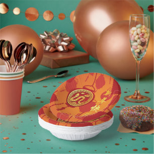 Red Lanterns Chinese Snake New Year PPB Paper Plate