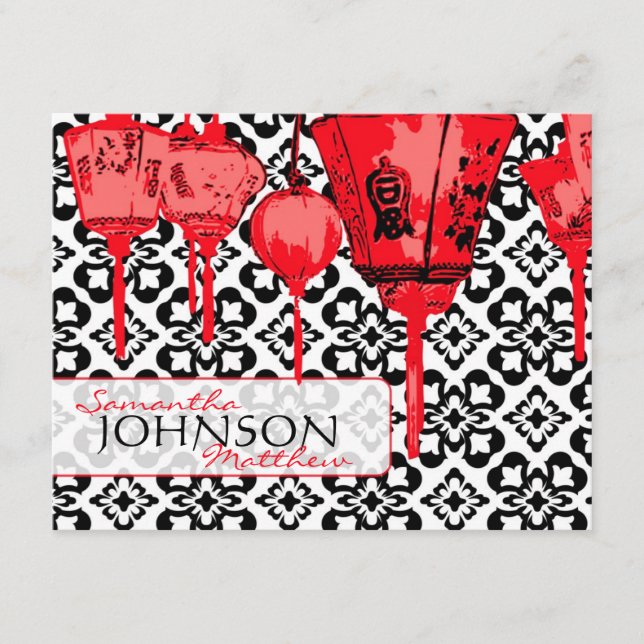 Red Lanterns Directions 2 Enclosure Card (Front)