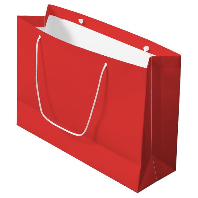 Red Large Gift Bag (Front Angled)