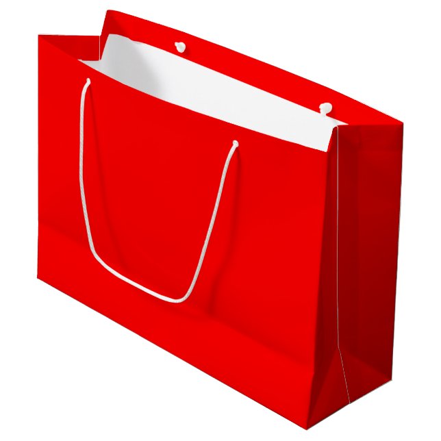 Red Large Gift Bag (Front Angled)