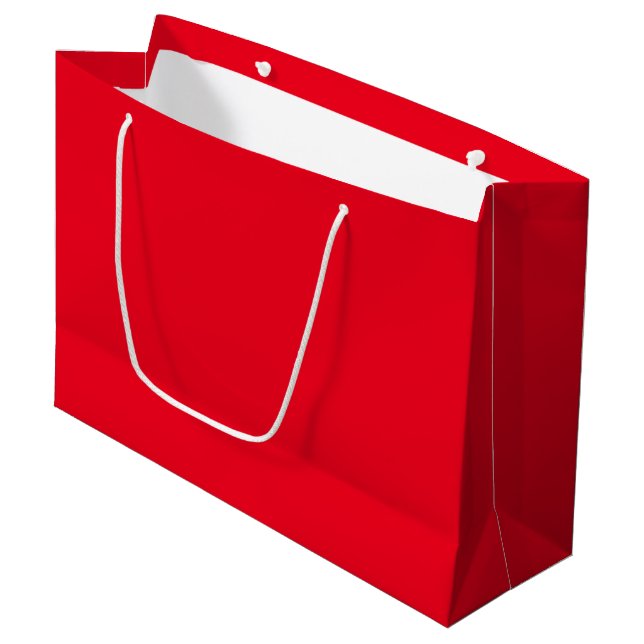Red Large Gift Bag (Front Angled)