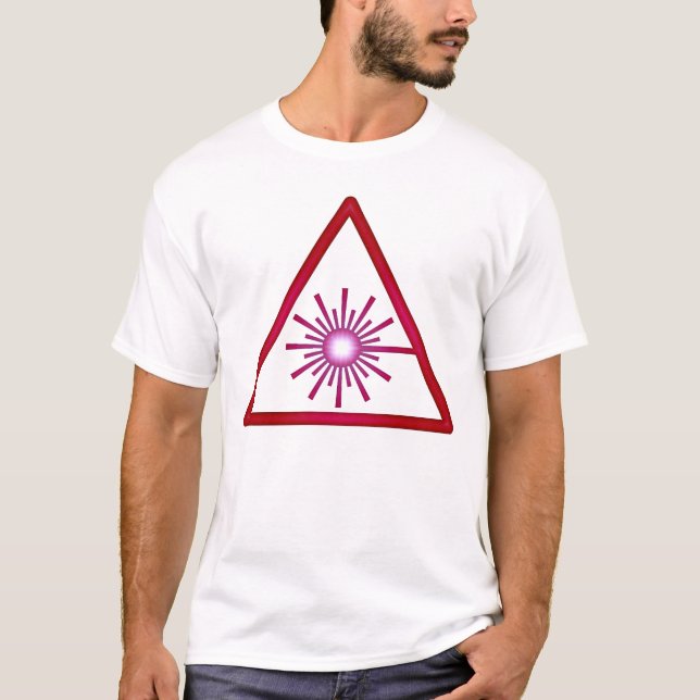 Red Laser Symbol T-Shirt (Front)