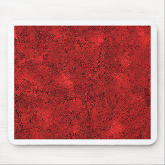 Red Lava Rock Texture Mouse Pad