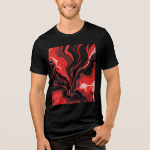 Red lava Tri-Blend shirt
