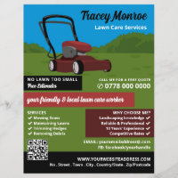 Red Lawn-Mower Scene, Lawn Care Services