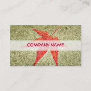Red Leaf Vintage Business Cards