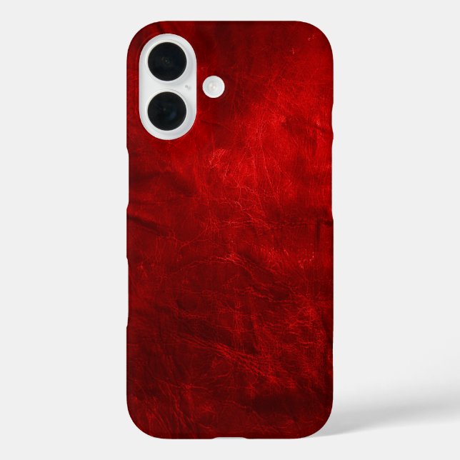 Red Leather Background Case-Mate iPhone Case (Back)
