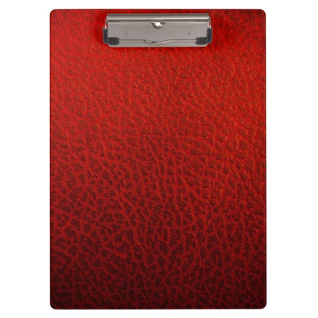 Red leather clipboard (Front)