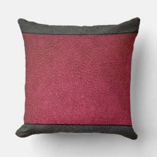 Red Leather Cushion