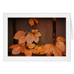 Red Leaves Card
