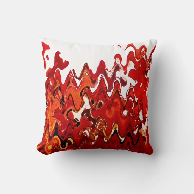 RED LEAVES CUSHION (Front)