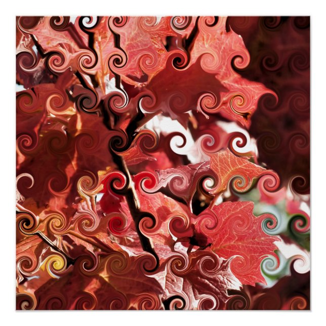 RED LEAVES POSTER (Front)