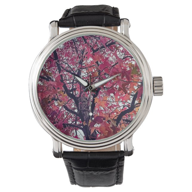 Red leaves watch (Front)