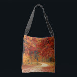 Red Leaves Woods Ravishing Durable Versatile  Crossbody Bag<br><div class="desc">Beautiful trees with red leaves along a meandering pathway. Refreshing and exquisite. The personalised tote bag is the perfect gift for any woman. It is made of high quality and durable materials, ensuring that it will last long. You can choose any design or text you like and have it personalised...</div>