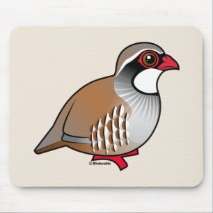 Red-legged Partridge Mouse Pad