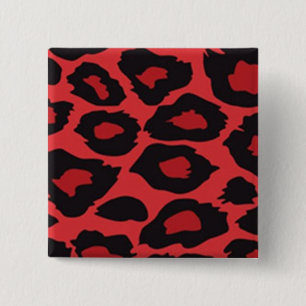 Red Leopard Pin