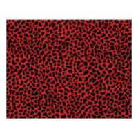 Red Leopard Skin