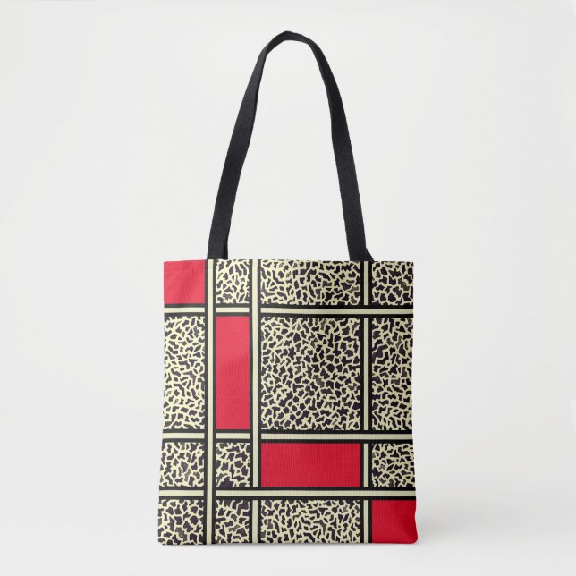 Red Leopard Tote Bag (Front)