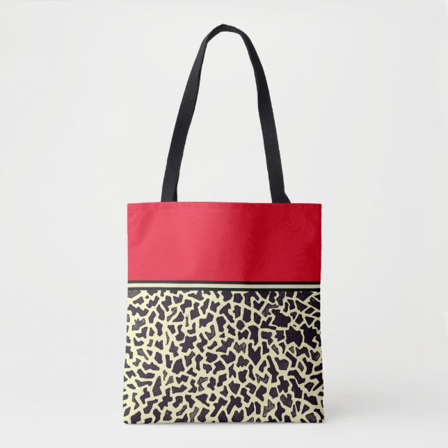 Red Leopard Tote Bags (Front)