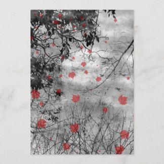 Red Letter Day Goth Wedding Invitation