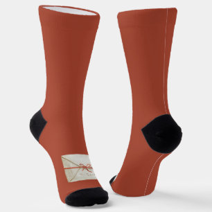 Red Letter To Santa Christmas Socks