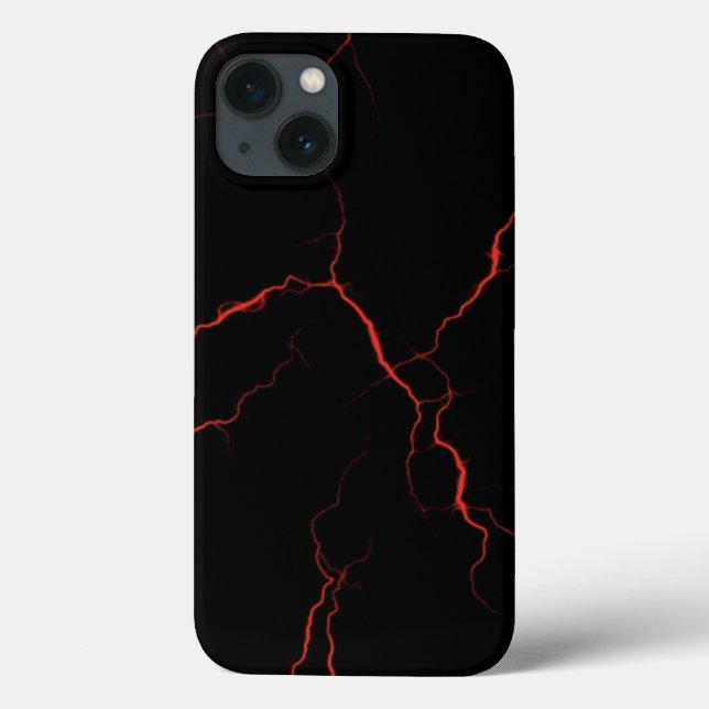 Red Lightening Case-Mate iPhone Case (Back)