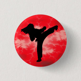 Red Lightning Button