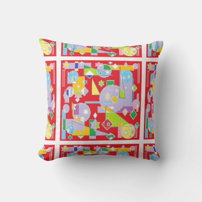 Red Line Cushion (Front)