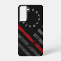 Red Line Vintage Betsy Ross American Flag