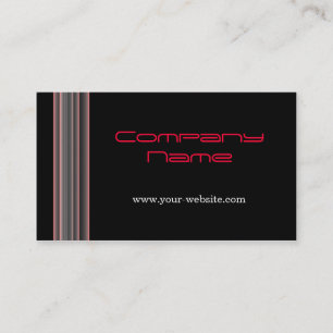 Red Lines Business Card