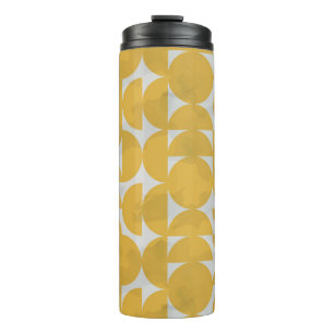 Red Lines Pattern. Horizontal Stroke Illustration. Thermal Tumbler